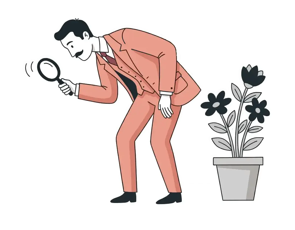 Document analysis illustration